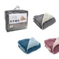 Duvet plain two-sided 400 gr/m² guest towel, beachbag, bed decoration, polar blanket, Bathrobes, Home decoration, washing glove, Maintenance articles