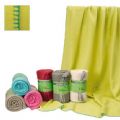 Plaid/blanket uni with overlock stitching handkerchief for men, pillow case, polar plaid, Kitchen linen, bibs, bathrobe very soft, windstopper, dish cloth